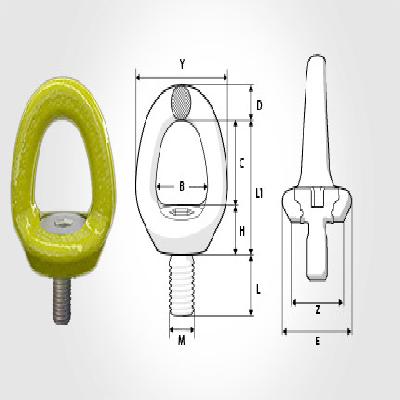 Gunnebo Rotating Eye Lifting Point (RELP)