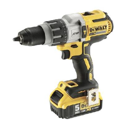 Dewalt DCD996P2 18V, 5.0Ah Premium Hammer Brushless Drill Driver.