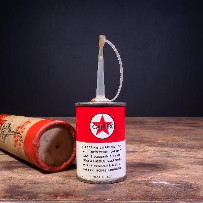 Caltex Extra Power Oil Can