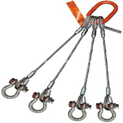 Wire Rope Sling 4 Leg With Master Link Assembly