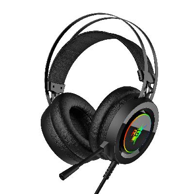 Redgear Cloak Wired RGB Gaming Headphones with Microphone for PC