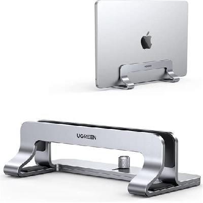 Vertical Laptop Stand Holder, Adjustable Width Laptop Holder Stand With Adjustable Dock Size