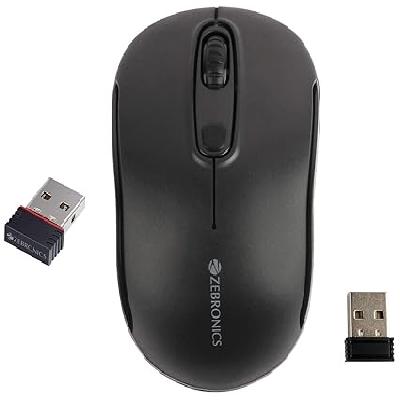 Zebronics Zeb-dash Plus 2.4 Ghz Wireless Mouse With US Nano Receiver