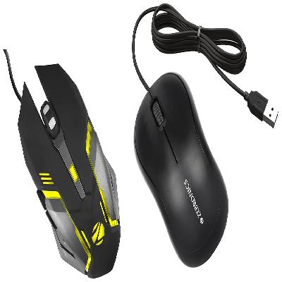 Zebronics Zeb-Transformer-M Optical USB Gaming Mouse With LED Effect (Black)