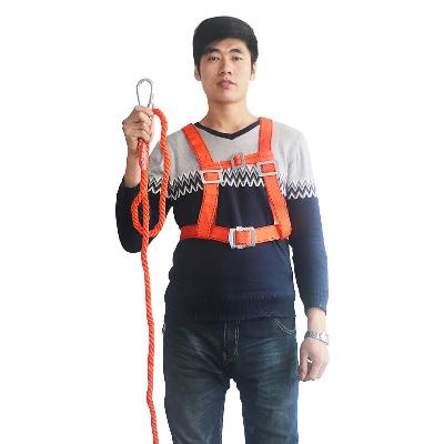 Karam Safety Harness With Double Lanyard Shock Observer