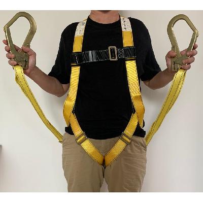 Safety Harness with Double Lanyard
