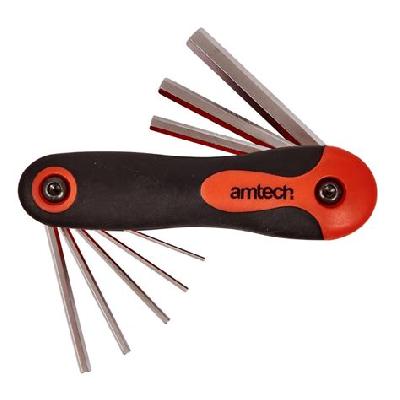 Folding Hex Key Set (8 Pcs)