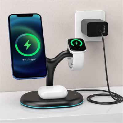 3 In 1 Magnetic Wireless Power Bank