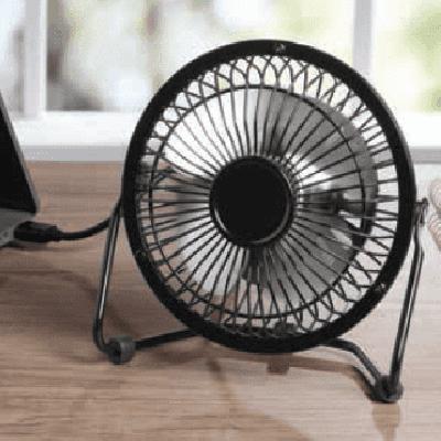 4 Inch Mini USB Metal USB Fan for Home 