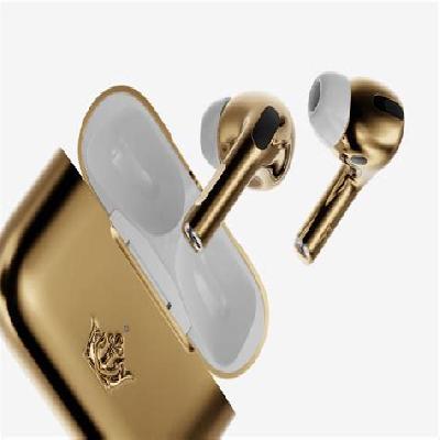 Golden Mobile Airpods