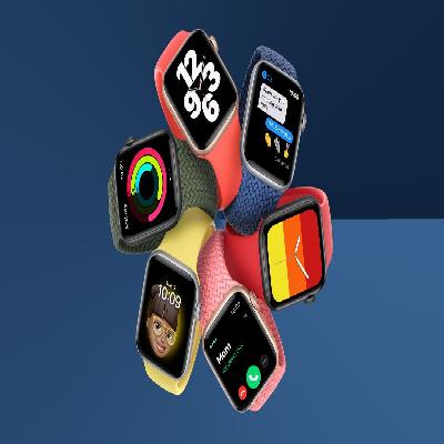Series 7 Smart Watch With Wireless Charging On Apple Logo