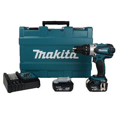 Makita DHP458RFE Cordless Hammer Driver Drill