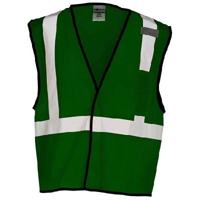 Green Reflective Safety Vest
