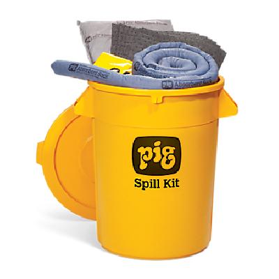 Pig Oil Only Spill Kit In High Visibility Cart