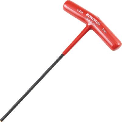 Bondhus 15256, 3.0mm Hex T-Handle 6inches Length