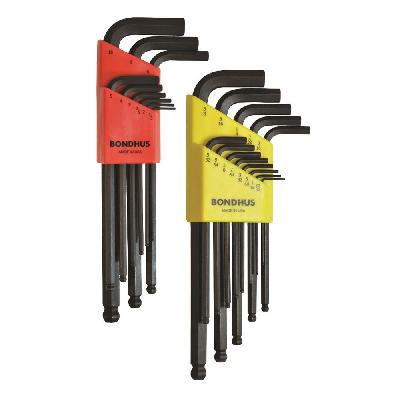 Bondhus 16099, Set 9  Ball End L-Wrench X Long