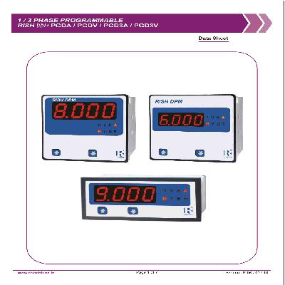 4 Digit Programmable Voltmeter