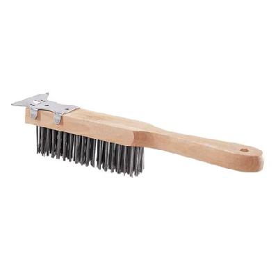 Golden Bullet Wooden Handle Wire Brush