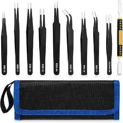 Tweezers, Pliers, PCB Hand Drill