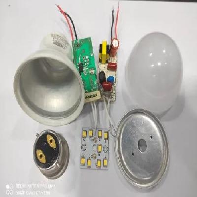 9W Rechargeable LED Bulb HPF Raw Material