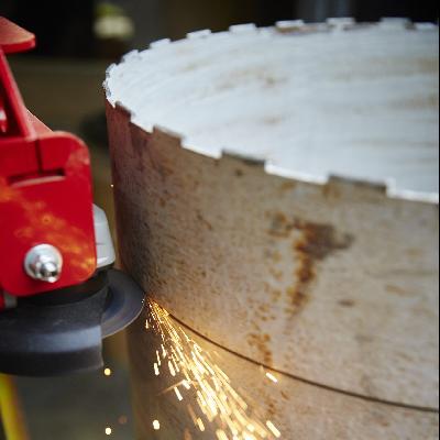 CONCRETE CORE BIT RE-TIPPING SERVICE