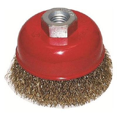 Brass Coated Cup Wire Brush