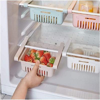 MECHDEL- Expandable Fridge Storage Basket Under Shelf Fridge Organiser