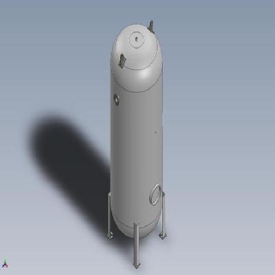 Vertical Air Receiver Tank 5000 Liter