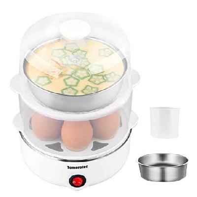 Big Capacity Rapid Double Layer Fast Egg Cooker