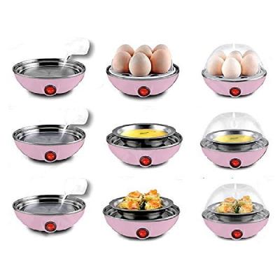 Egg Boiler Electric Automatic Off 7 Egg Poacher for Steaming