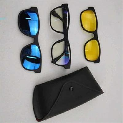 Magic Vision Glasses Quick Change Lenses Magnet 5 In 1 HD Polarised UV Protected Unisex Sunglasses