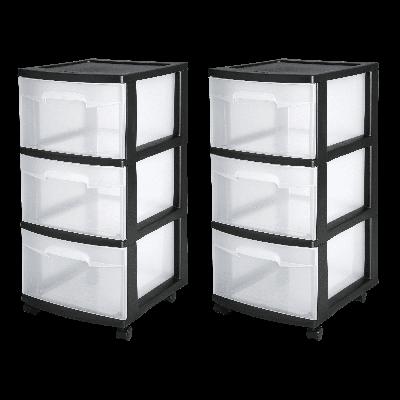 Alkon Transparent Panda Shelf Bins