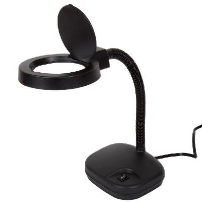 Magnifying Lamp Magnifier Desk Black