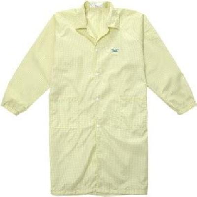 ESD Safe Yellow Apron Antistatic Unisex Cleanroom Lab
