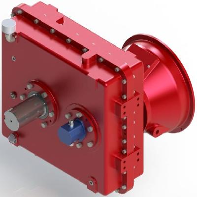 Polished Pump Gearbox