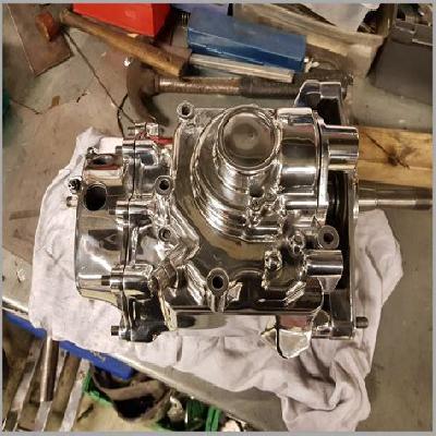 Polished Slew Gearbox