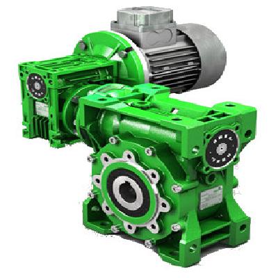 Double Reduction Worm Geared Motor