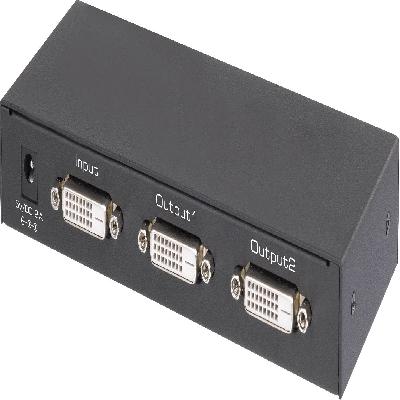 2 Port DVI Splitter