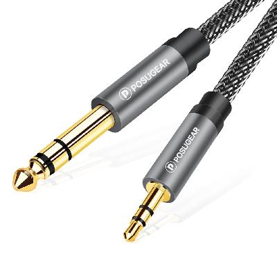 3.5mm Male To 6.5mm Male Cable