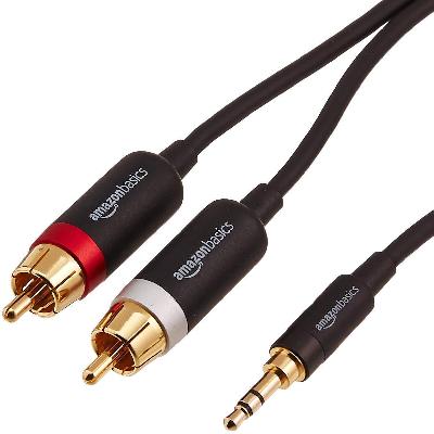 3.5mm Stereo to 2 RCA Cable