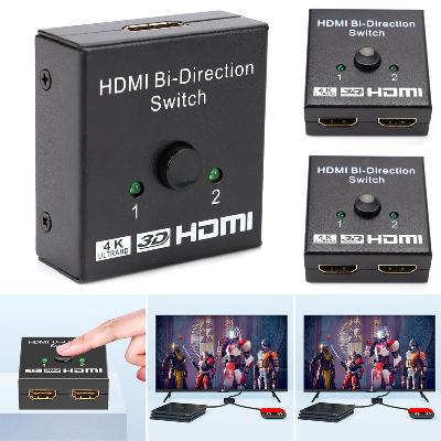 3x1 HDMI Bi-Directional Switch Splitter
