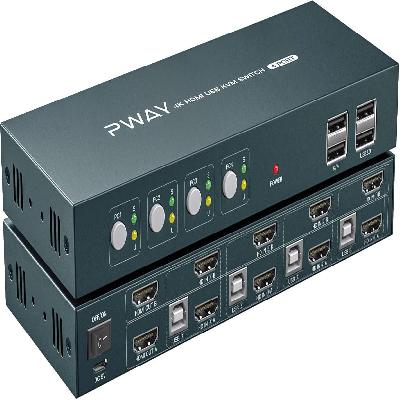 HDMI KVM Switch 4 Port
