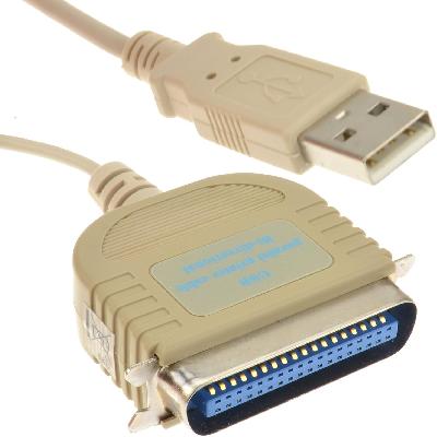 USB to IEEE-1284 Parallel Printer Adapter Cable