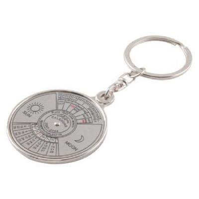 50 Years Calendar Date Month Year Day Time Compass Keychain