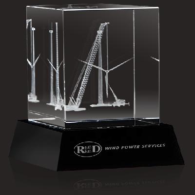 Army Award, 3D Crystal, 3D Engraving, Momento, Trophies, Medal For Gallantry