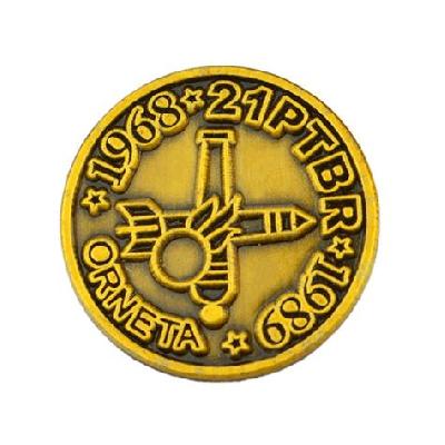 Brass And Steel Metal Badges Lapel Pins