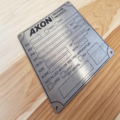 CGF  Metal Plate Memento