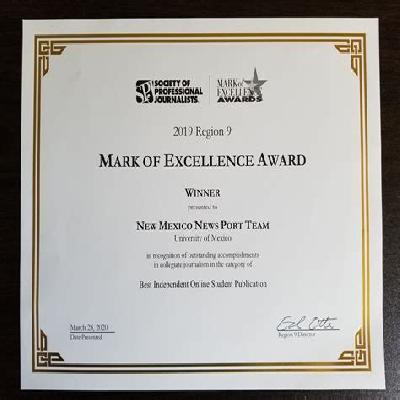 CGF Certificate Award