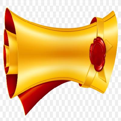 CGF Golden Scroll Memento