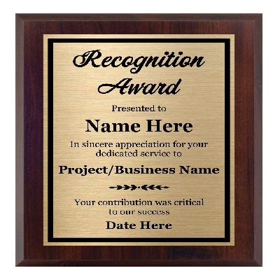 CGF Plaques Awards